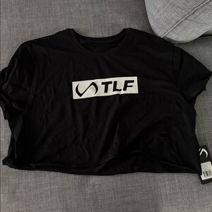 TLF Women’s Black Cropped T-Shirt